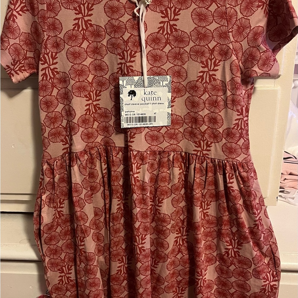 Kate Quinn Girls 8 Year Petunia T-Shirt Dress